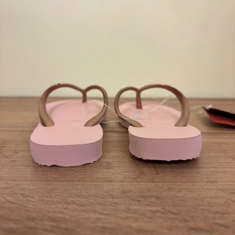 HAVAIANAS Top Tiras‎ Flip Flops Ballet Rose Pink Kids Size 10C Summer Beach